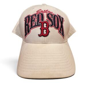 47 Brand Boston Red Sox Snapback Hat White Embroidered MLB